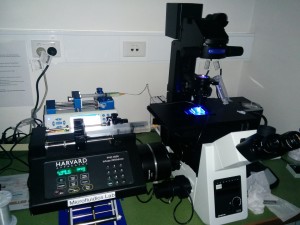 Microfluidic equipment in the laboratory
